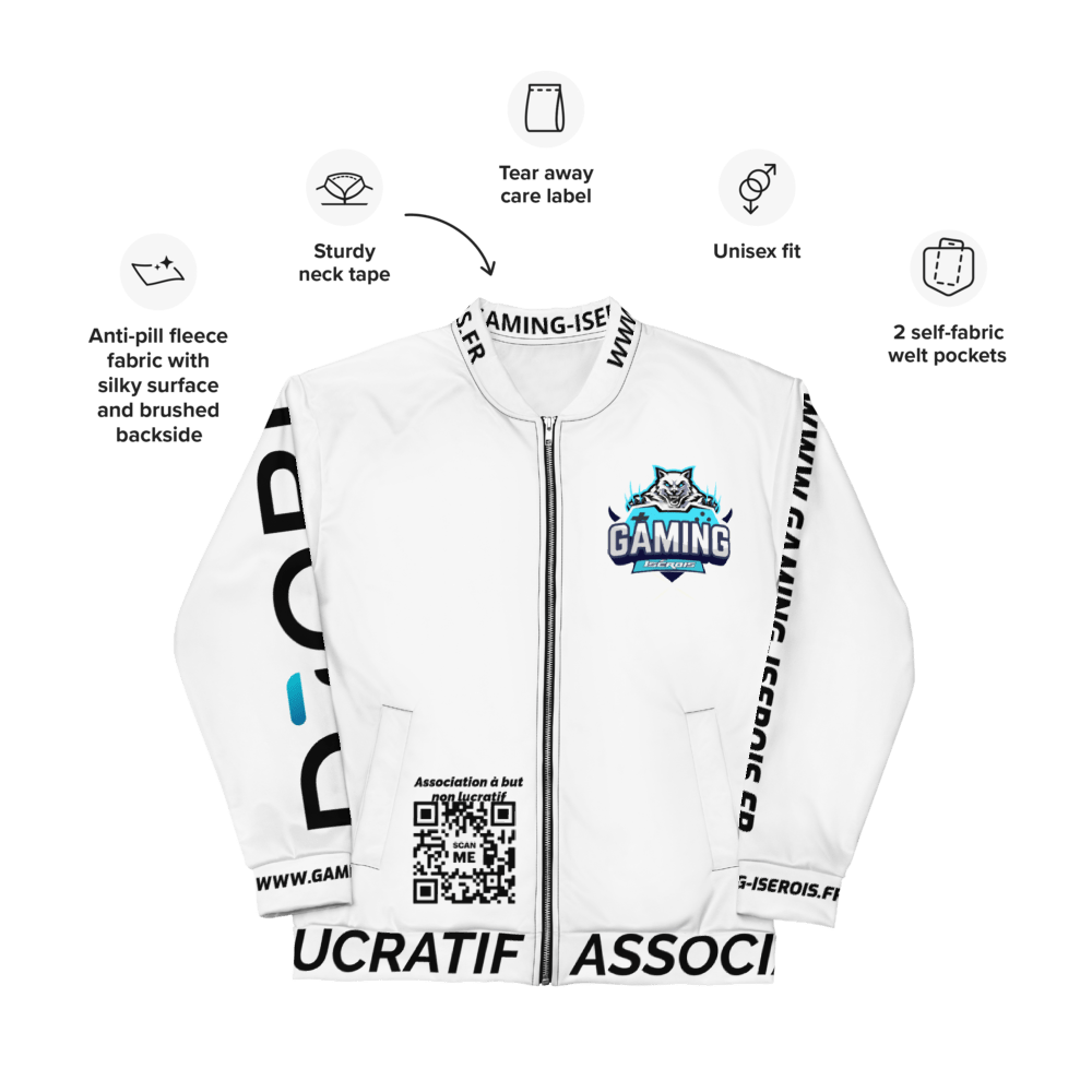 Veste Epaisse - Blanche - GAMING-ISEROIS – Image 6
